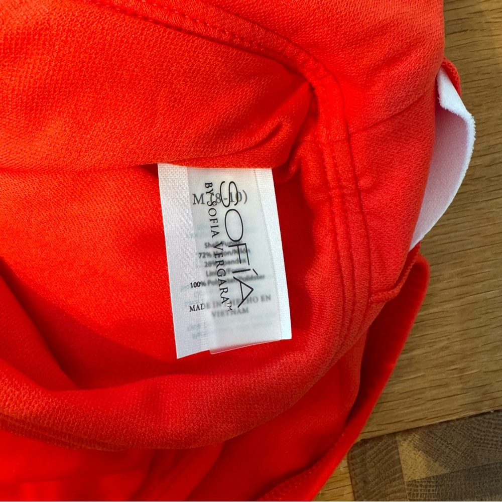 Sofia By Sofia Vergara Red One Piece Swimsuit - image 8